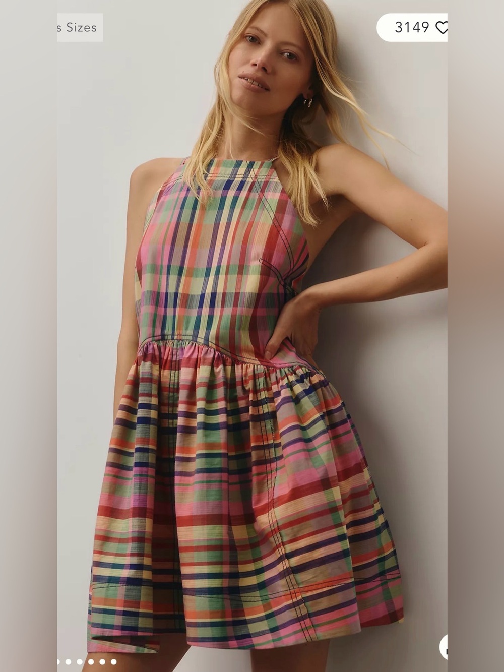 Pilcro Kyla Flounce Mini Dress